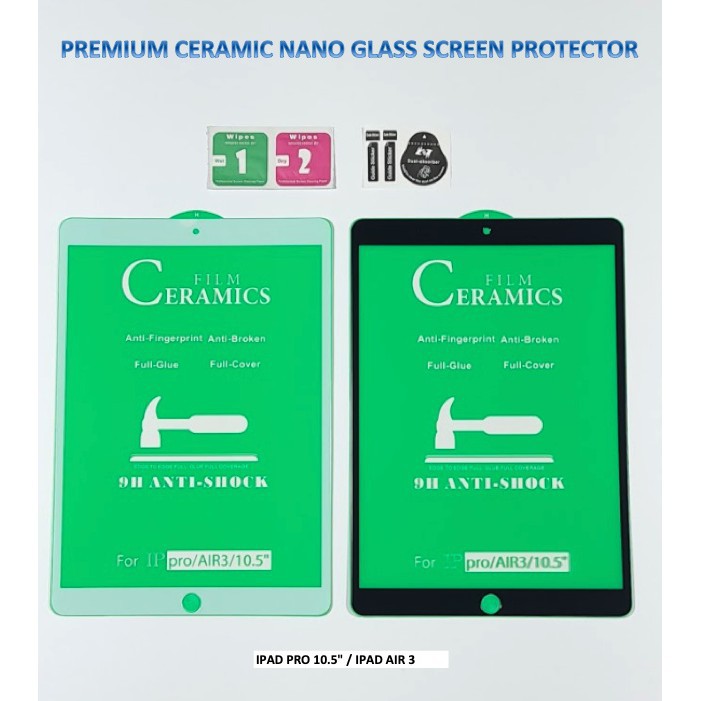 iPad PRO 10.2 inc iPad 7 10.2 inc iPad PRO 9.7 inc NEW Ceramic Nano Glass AntiShock Screen Protector