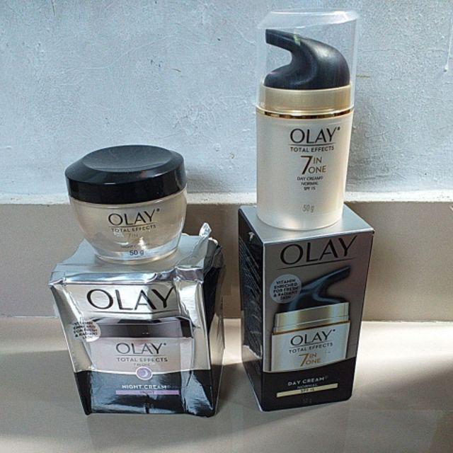 Olay 7in1 7 in 1 Total Effects Day Night Cream Serum