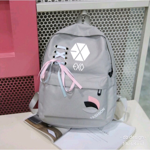 HOT PRODUCT BACKPACK KOREA EXO TAS  EXO BLACKPINK BTS 