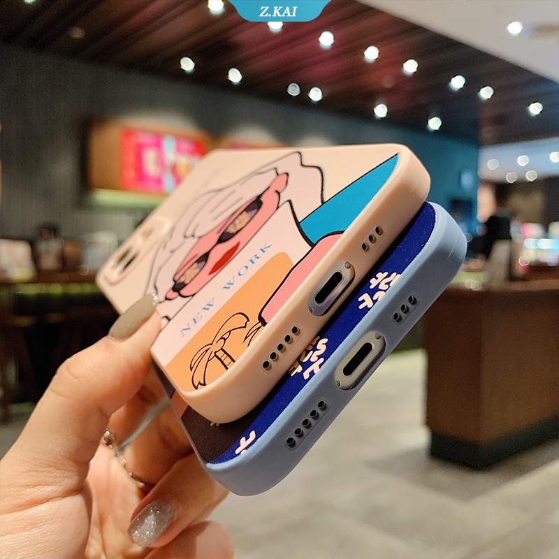 Soft Case Silikon Shockproof Motif Boneka Kartun Untuk iPhone 13 12 6 7 8 Plus 11 Pro MAX