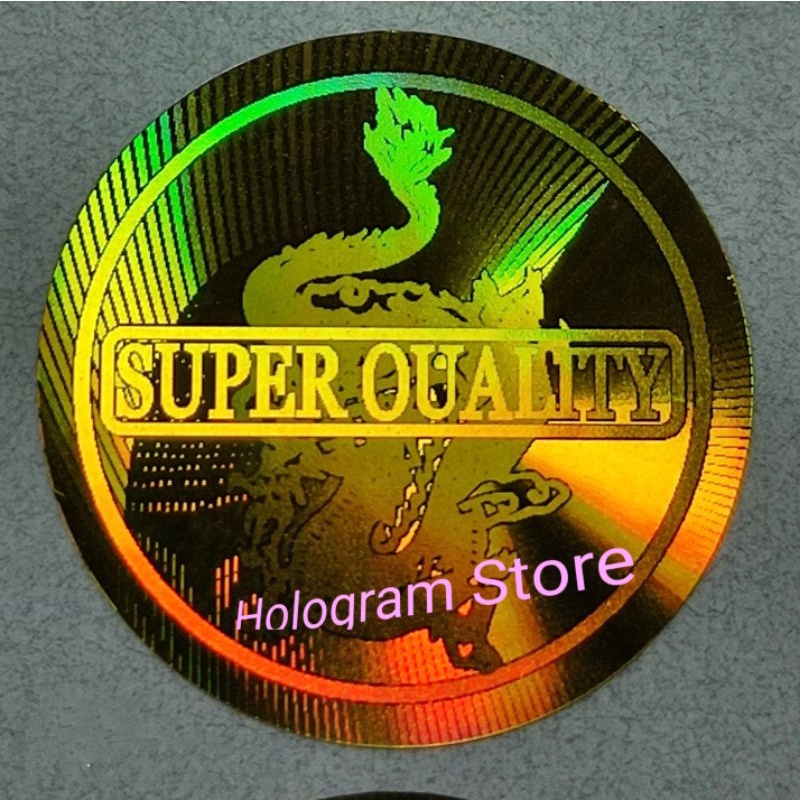 

Stiker hologram SQ motif NAGA