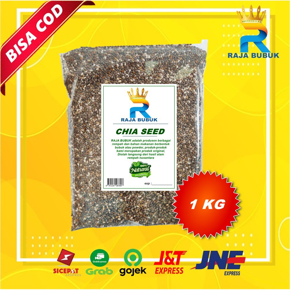 

CHIA SEED KUALITAS PREMIUM RAJA BUBUK ISI 1 KG
