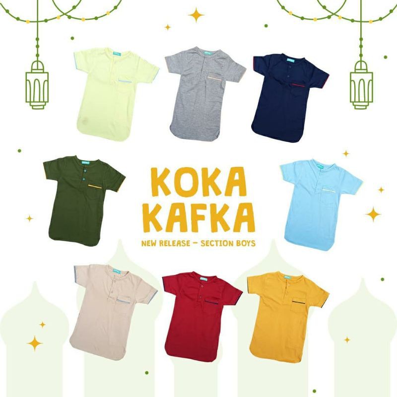 Baju KoKo Anak Bahan Kaos || Koko Kafka