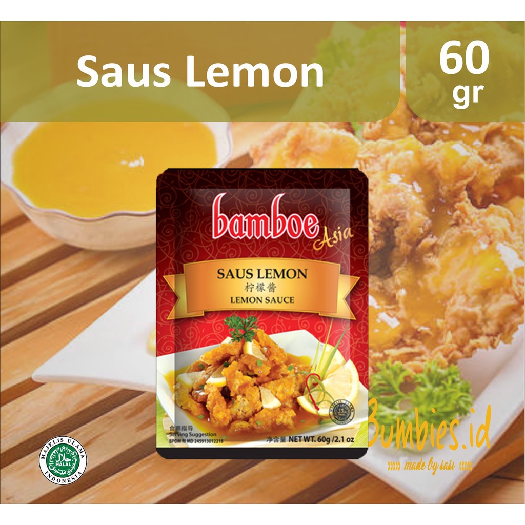 Bumbu Bamboe Asia Saus Lemon | Lemon Sauce | Saos Lemon