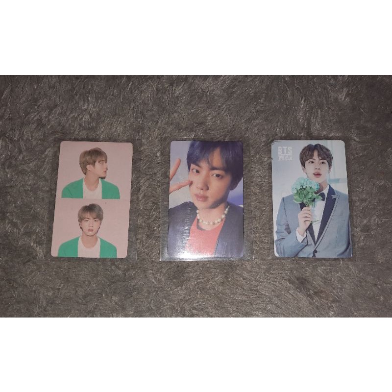 BTS JIN OFFICIAL PHOTOCARD