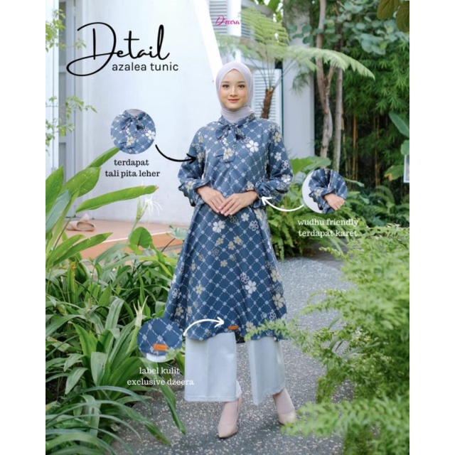 AZALEA TUNIK/Dzeera/Dior Silk/Baju lebaran