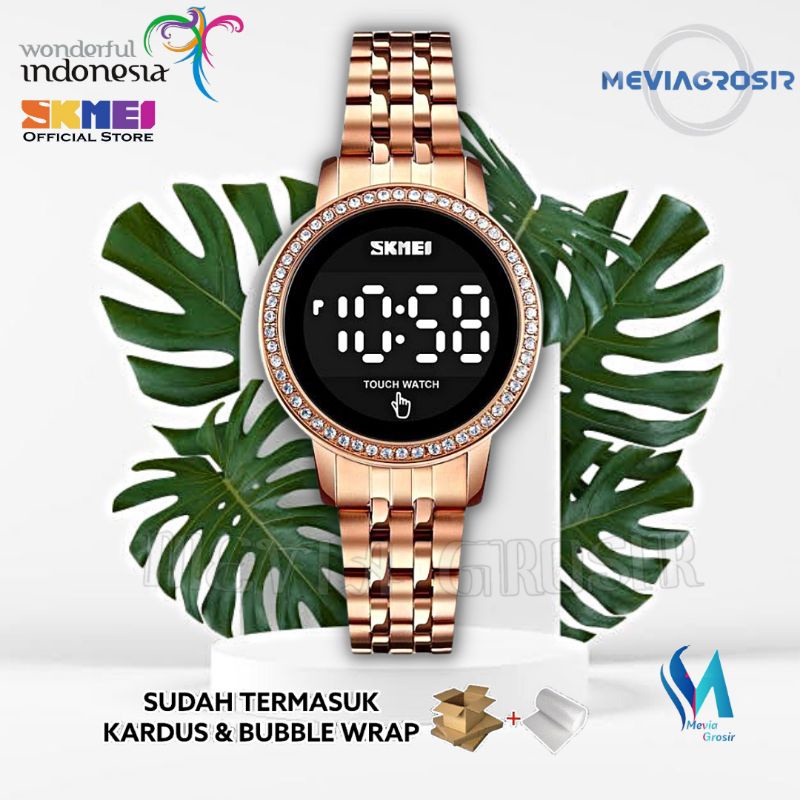 JAM TANGAN SKMEI 1669 ORIGINAL JAM TANGAN WANITA JAM TANGAN TOUCHSCREEN SKMEI 1669 TOUCHSCREEN WATER