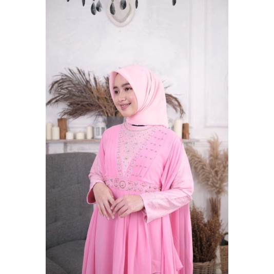 FASHION MUSLIM // GAMIS AISYAH // BAHAN CERUTY BABYDOLL PREMIUM //Gamis ceruty baby doll | Gamis brukat jumbo | Gamis | Gamis wisuda lamaran pernikahan | By Pelaminan Biru