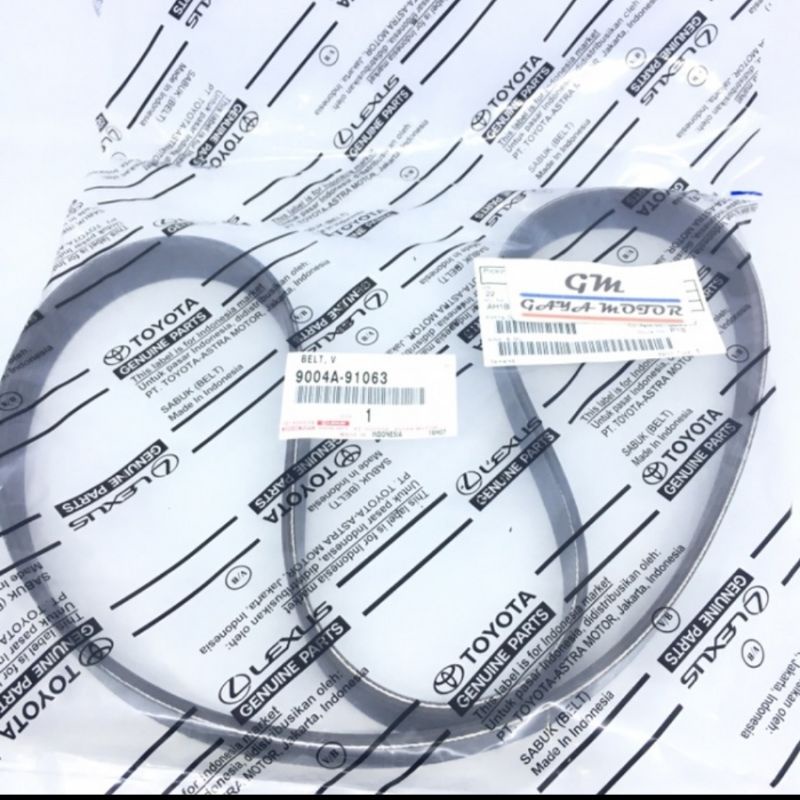 Fan belt Agya Ayla 1000cc Original