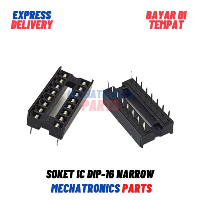 SOCKET SOKET IC DIP 16 DIP16 16P 16 NARROW