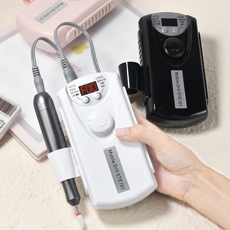 Piggy D &amp; Z Mesin Sander Kuku Elektrik 30000 rpm Acrigel Dan Fiber Bivolt Untuk Manicure