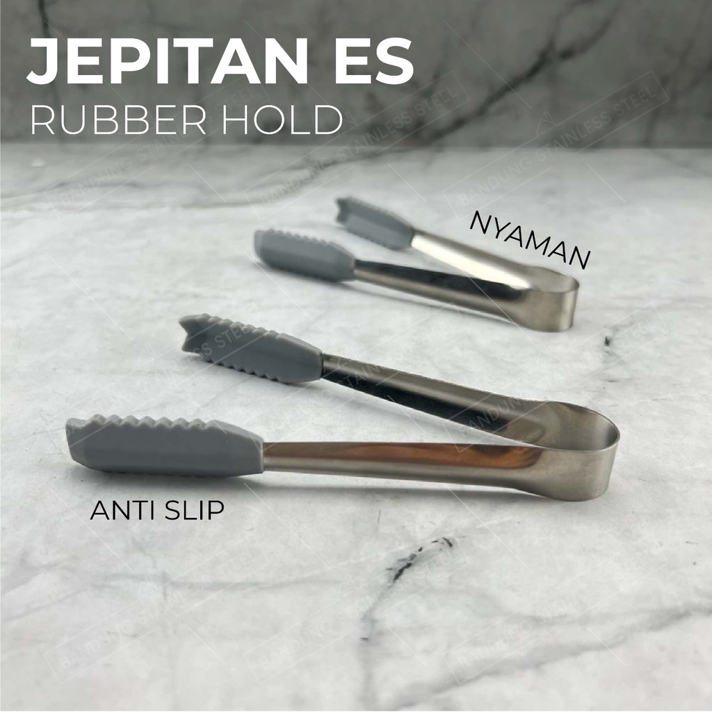 Capitan Es Ujung karet Tidak Mudah Selip Ice rubber holder tongs