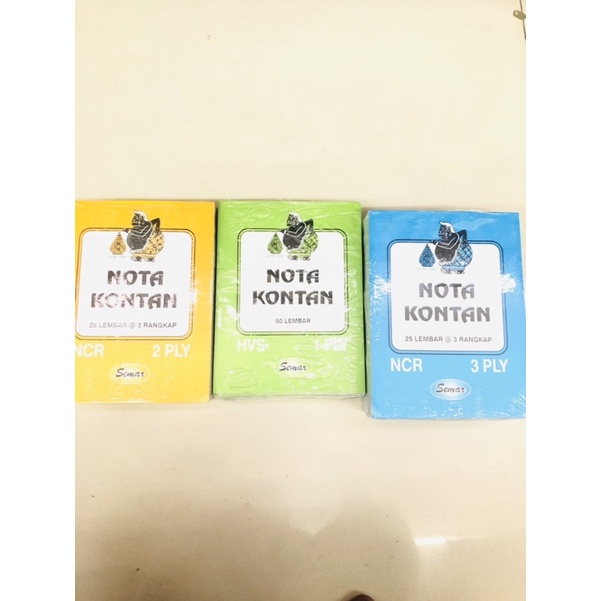

Nota semar ncr kecil/besar 1ply/2ply/3ply (10pcs)