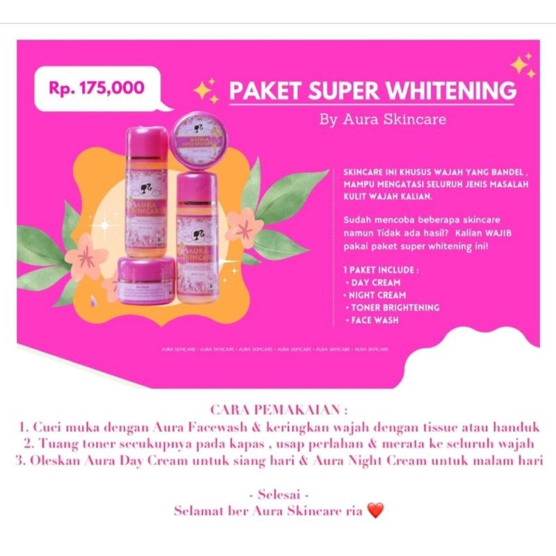 Aura Skincare Super Whitening