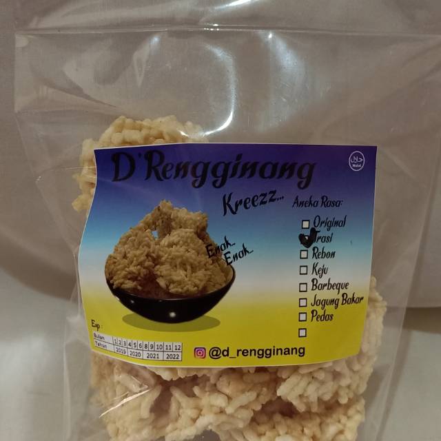 

Rengginang goreng rasa terasi