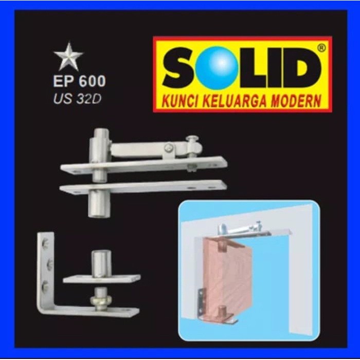 SOLID - ENGSEL PIVOT/POROS JENDELA SOLID EP 600 STAINLESS