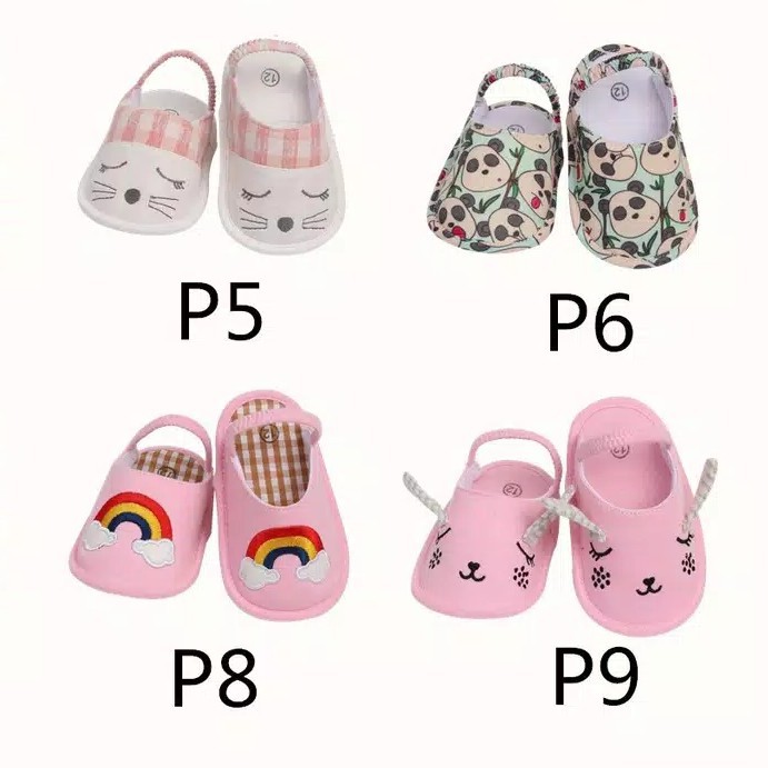 LittleAaron CHOON-HEE SANDAL Prewalker Bayi Bahan Katun Prewalker shoes bayi laki perempuan newborn 3-18 Sport Termurah