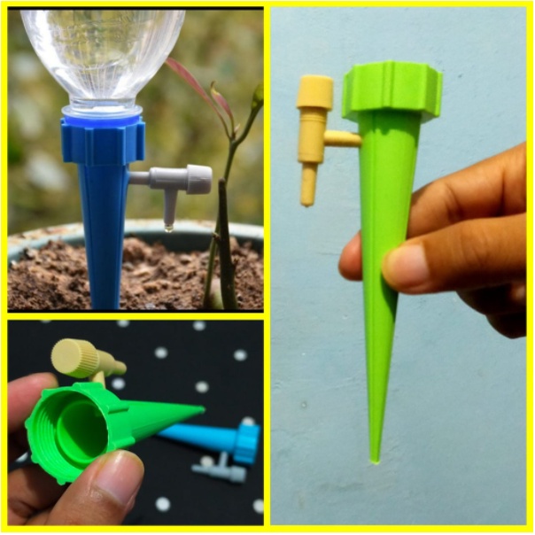 10pcs PAKET MURAH - DRIP TETES BOTOL Water Cone IRIGASI TETES Otomatis - DRIP TETES BOTOL