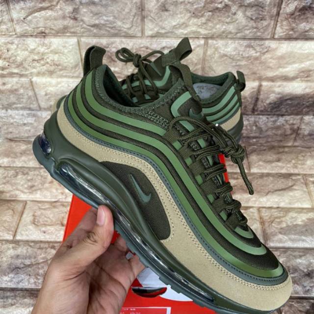 nike airmax 97 cargo khaki  (premium high quality)