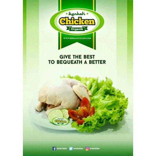 

Ayam organic / organik / natural / sehat berkah chicken