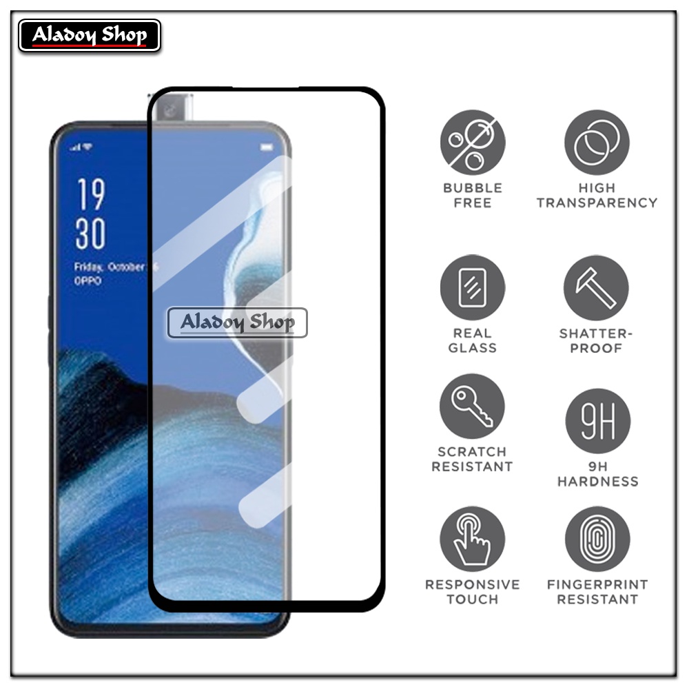 PAKET 3 IN 1 Tempered Glass Layar Oppo Reno 2Z Free Tempered Glass Camera dan Skin Carbon