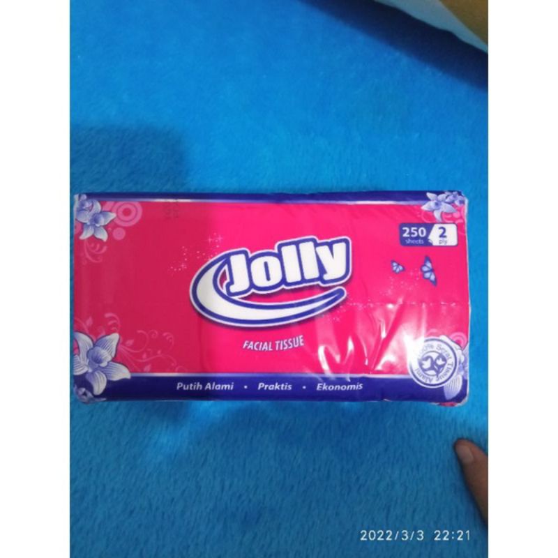 TISSUE JOLLY 250 SHEETS 2 PLY