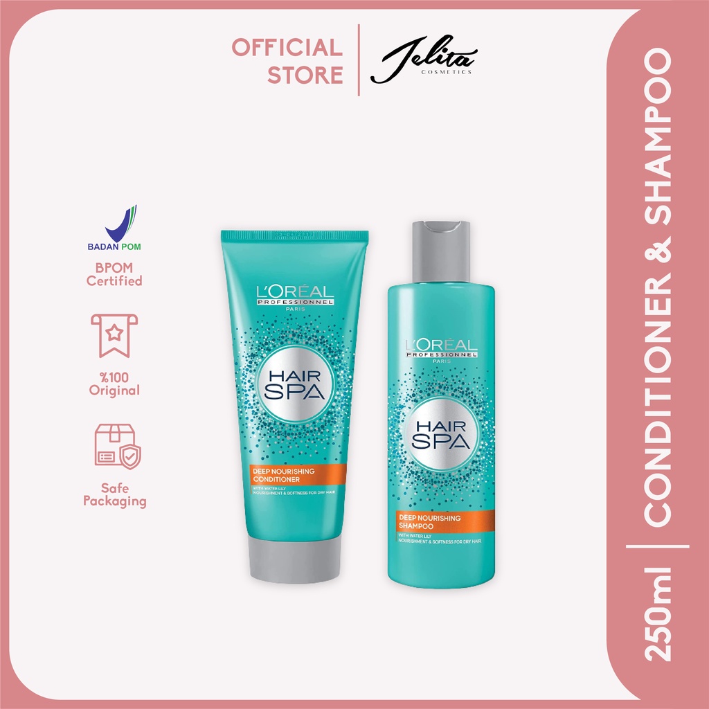 L'oreal Hair Spa Shampoo &amp; Conditioner 250ml