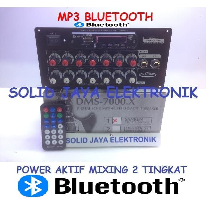 KIT POWER DMS7000 SPEAKER AKTIF ACTIVE MP3 BLUETOOTH SANKEN DMS-7000