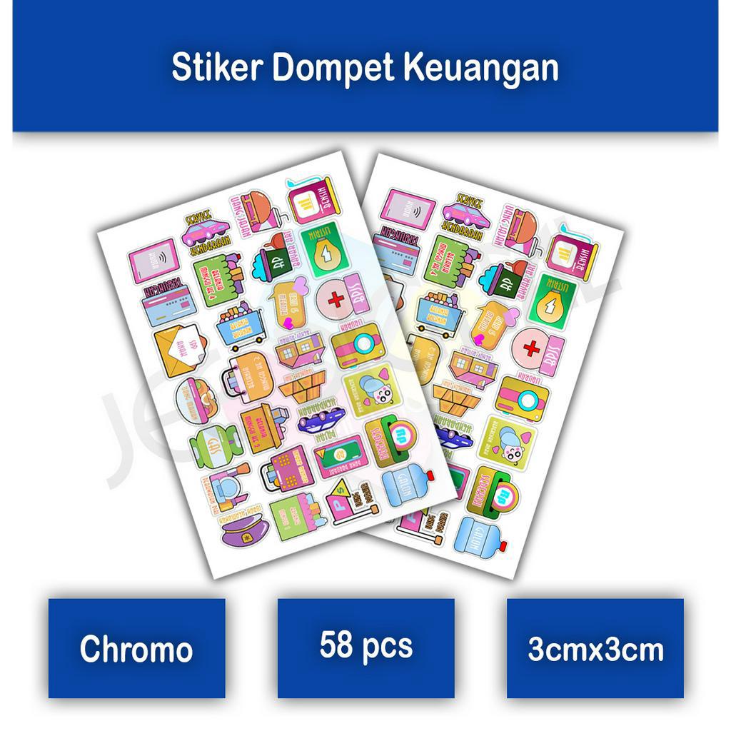 

Stiker Budgeting - Stiker Dompet Keuangan 3x3cm