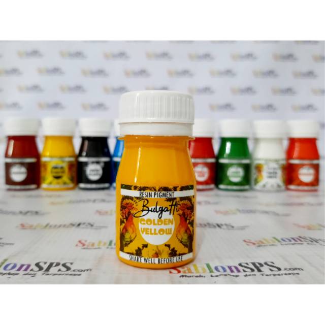 PIGMEN PEWARNA RESIN GOLDEN YELLOW /PEWARNA RESIN ORANGE KUNING 45GR