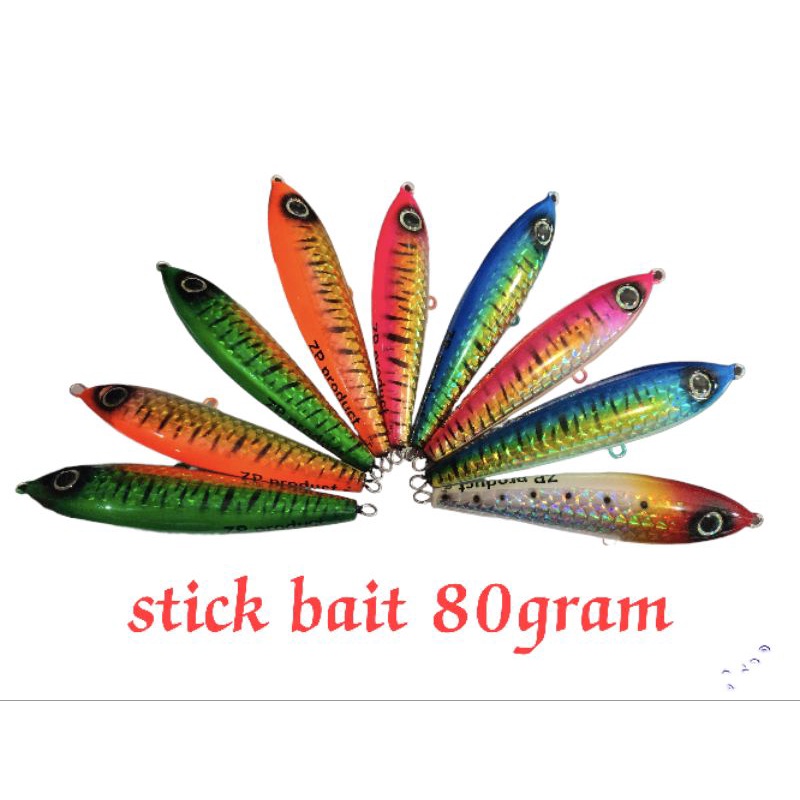 Umpan Popping Stick Bait 80 gram