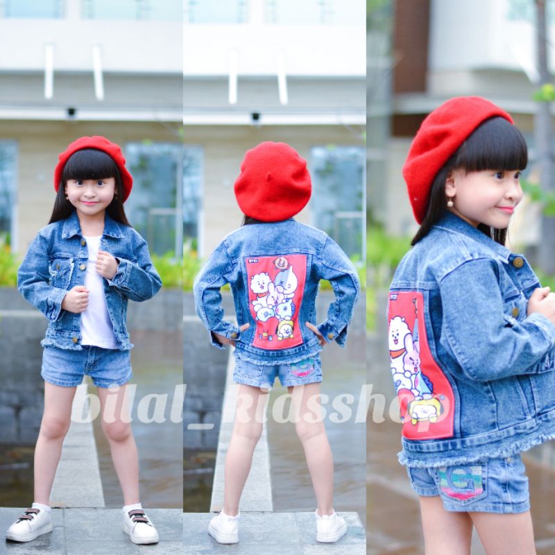 JAKET  BTS ANAK PEREMPUAN