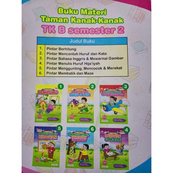 

BUKU PAKET TK B SEMESTER 2