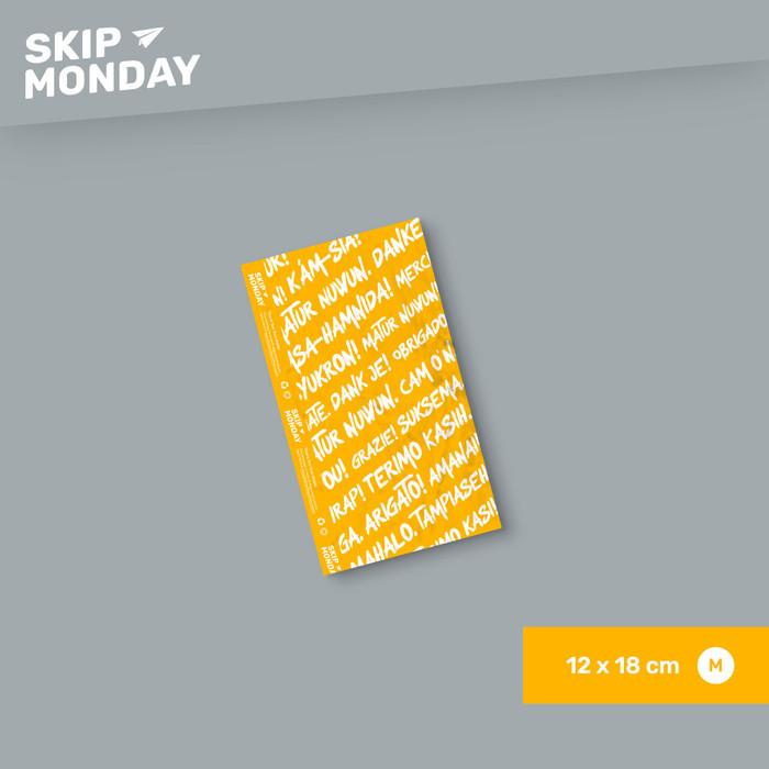 

Skipmonday Ecomailer Polymailer 12X18 Cm Amplop Plastik Packing Olshop