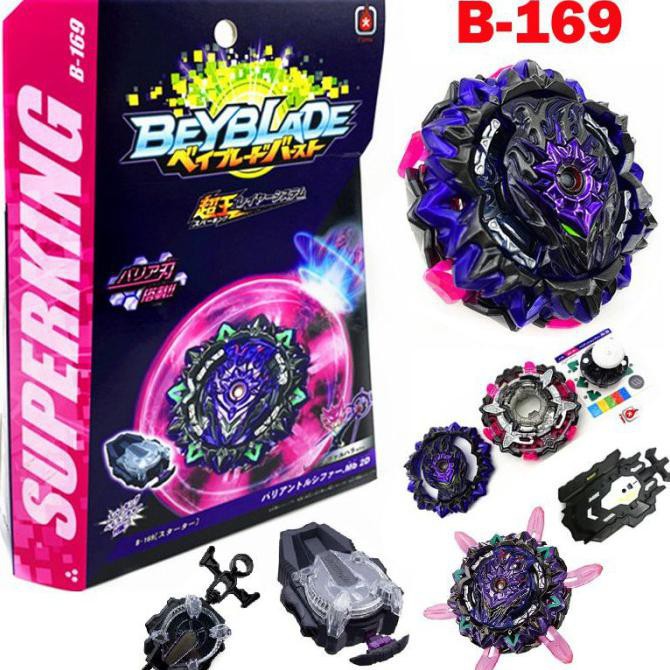 Mainan Gasing Beyblade Burst Superking B169 Variant Lucifer Mobius 9n