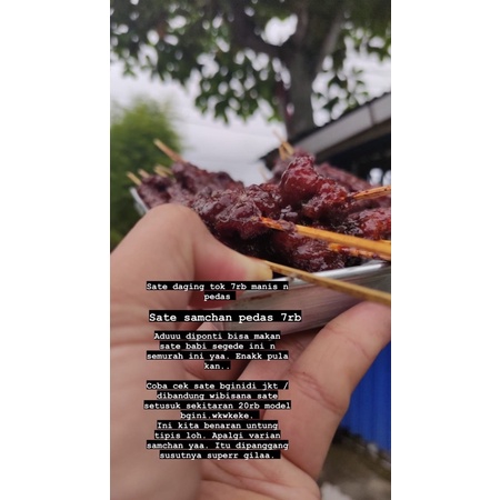 

sate babi bbq homemade