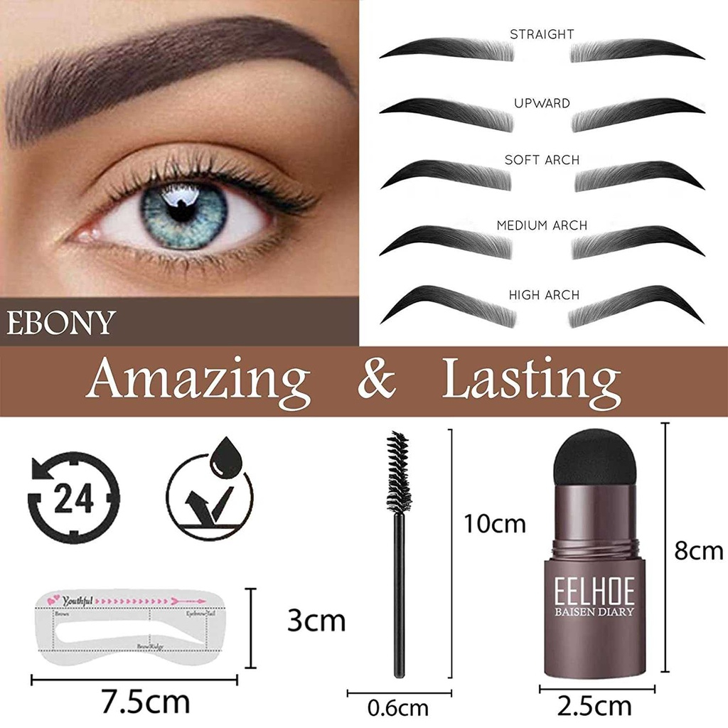 Cetakan Alis Eyebrow Pensil Alis kualitas hasil setara tato dengan stensil anti air Waterproof Magic Tint 3d 4d Tattoo Pen Pencil Pinsil Pensil Alis Double Tahan Lama Double Head Eyebrow Pencil AntiAir Eyebrow Printing Mold Thrush Waterproof Anti-sweat