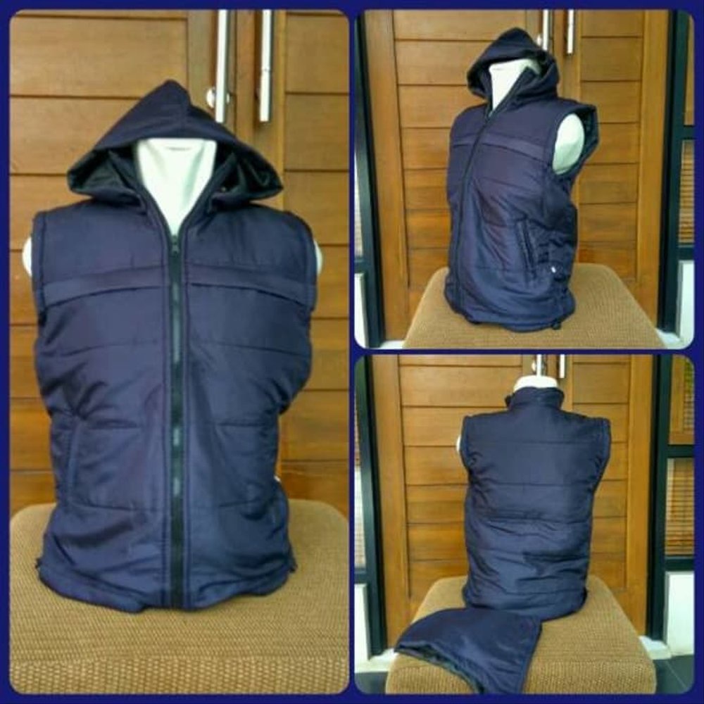 Jaket Rompi Pria OUTDOOR/ Jaket Rompi Motor Pria Touring Anti Angin