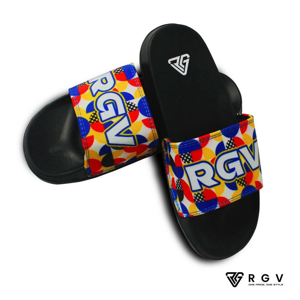 RGV - SANDAL PRIRGV - SANDAL PRIA DAN WANITA SLIDE SLIP ON SENDAL ANTI LICIN RINGAN SELOP FLAT MOSAIC CIRCLEA DAN WANITA SLIDE SLIP ON SENDAL ANTI LICIN RINGAN SELOP FLAT MOSAIC CIRCLE