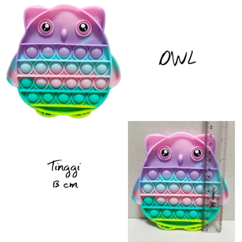 ( COD ) Mainan Anak Pencet Pop It Rainbow / Pop It Rainbow Murah / Mainan Pop It-3