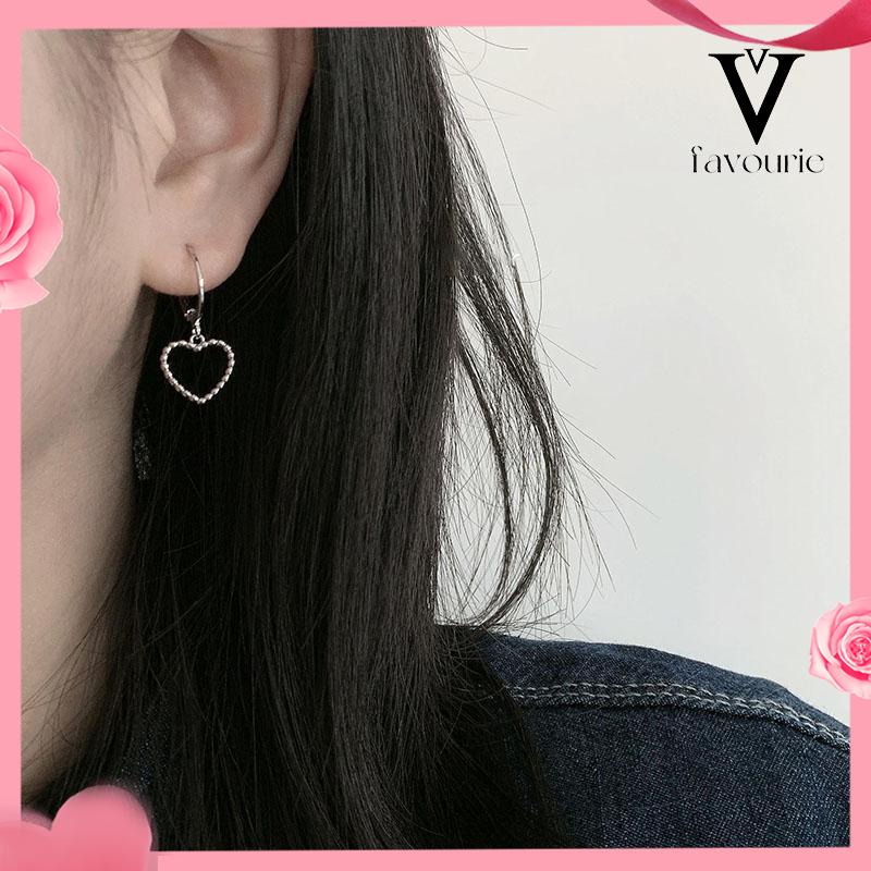 [COD]S925 Korea Fashion Telinga Klip Anting-Anting untuk Wanita Gadis Fashion Perhiasan Aksesoris Hadiah-FA