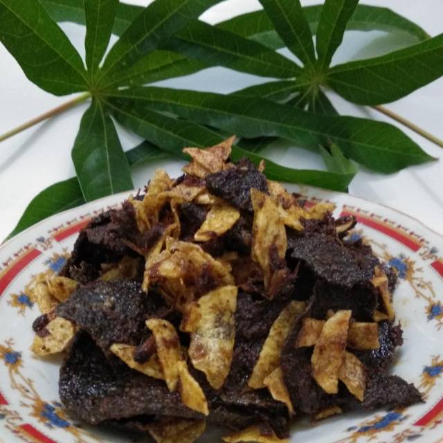 Dendeng daun singkong