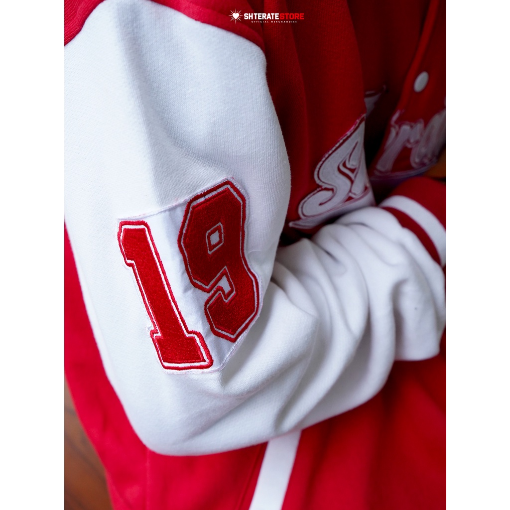 Jaket Varsity SH Terate - Red White