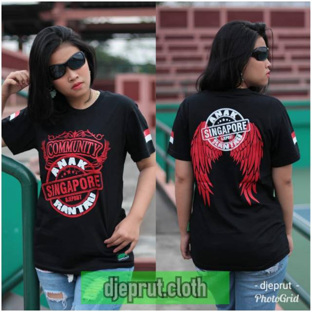 Diskon  KAOS ANAK RANTAU SINGAPORE - DJEPRUT ORIGINAL - DISTRO BANDUNG ORI - COMMUNITAS SINGAPORE
