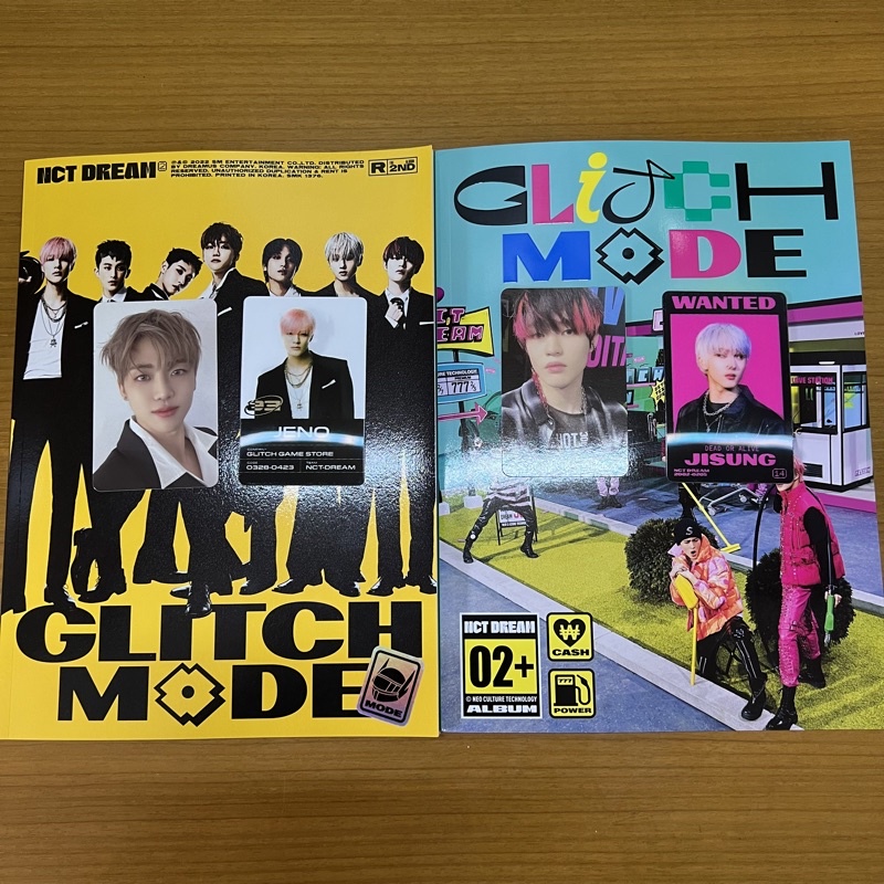 Nct Dream Glitch Mode Photobook Ver pc jaemin chenle lenti jeno jisung album only