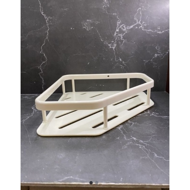 Rak sabun sudut PLASTIK / Rak shampoo plastik