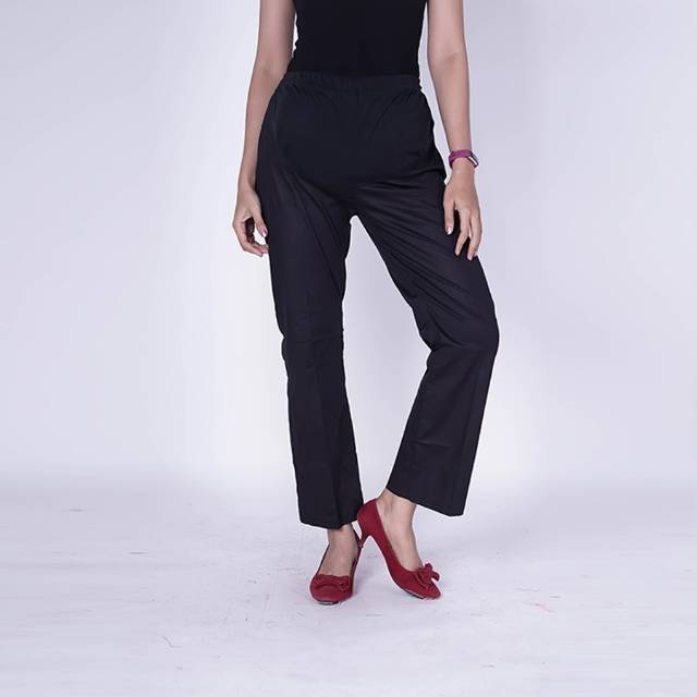 MAMA HAMIL Celana Ibu Hamil Kerja Murah Poppin stretch MAMA HAMIL Celana Ibu Hamil Kerja Murah Poppin stretch
