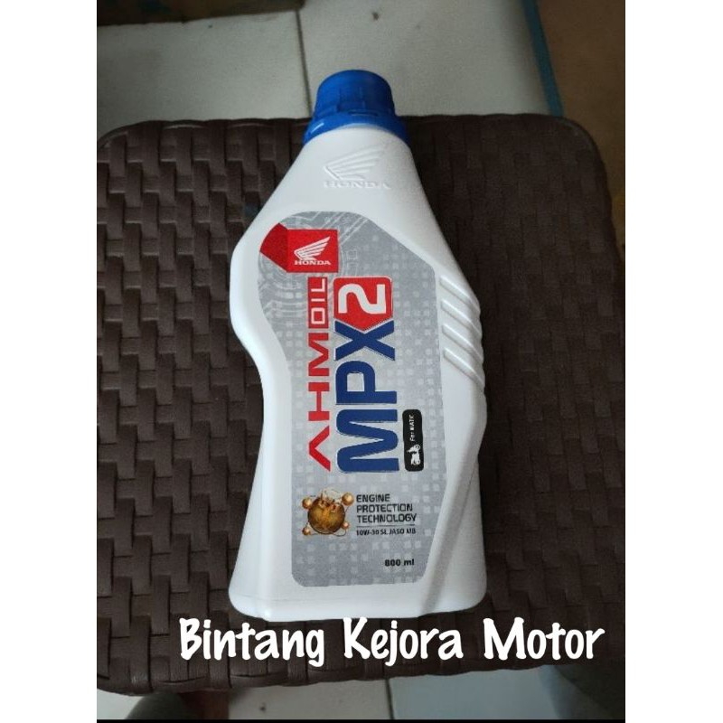OLI HONDA AHM MPX 2 ASLI 800 ml AHM OIL ORI