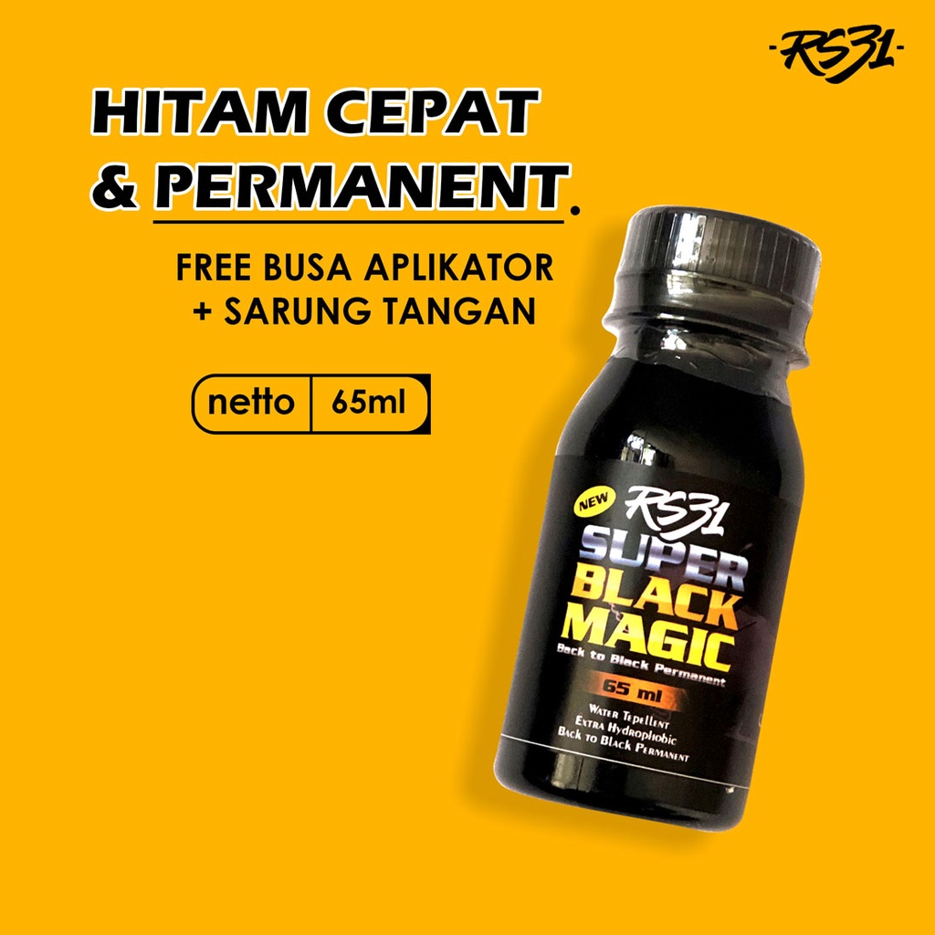 BLACK MAGIC PREMIUM  isi 100 &amp; 65ml. (Penghitam Permanen Trim restorer, Dasboard, Body motor/ mobil)