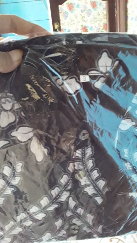 Batik Couple Keluarga - Couple Batik Indonesia Sarimbit Gamis Familly Set Hrb026 Batik Putra Hadi